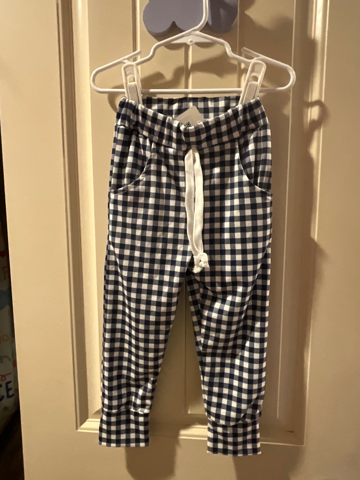Pants Checkered Blue