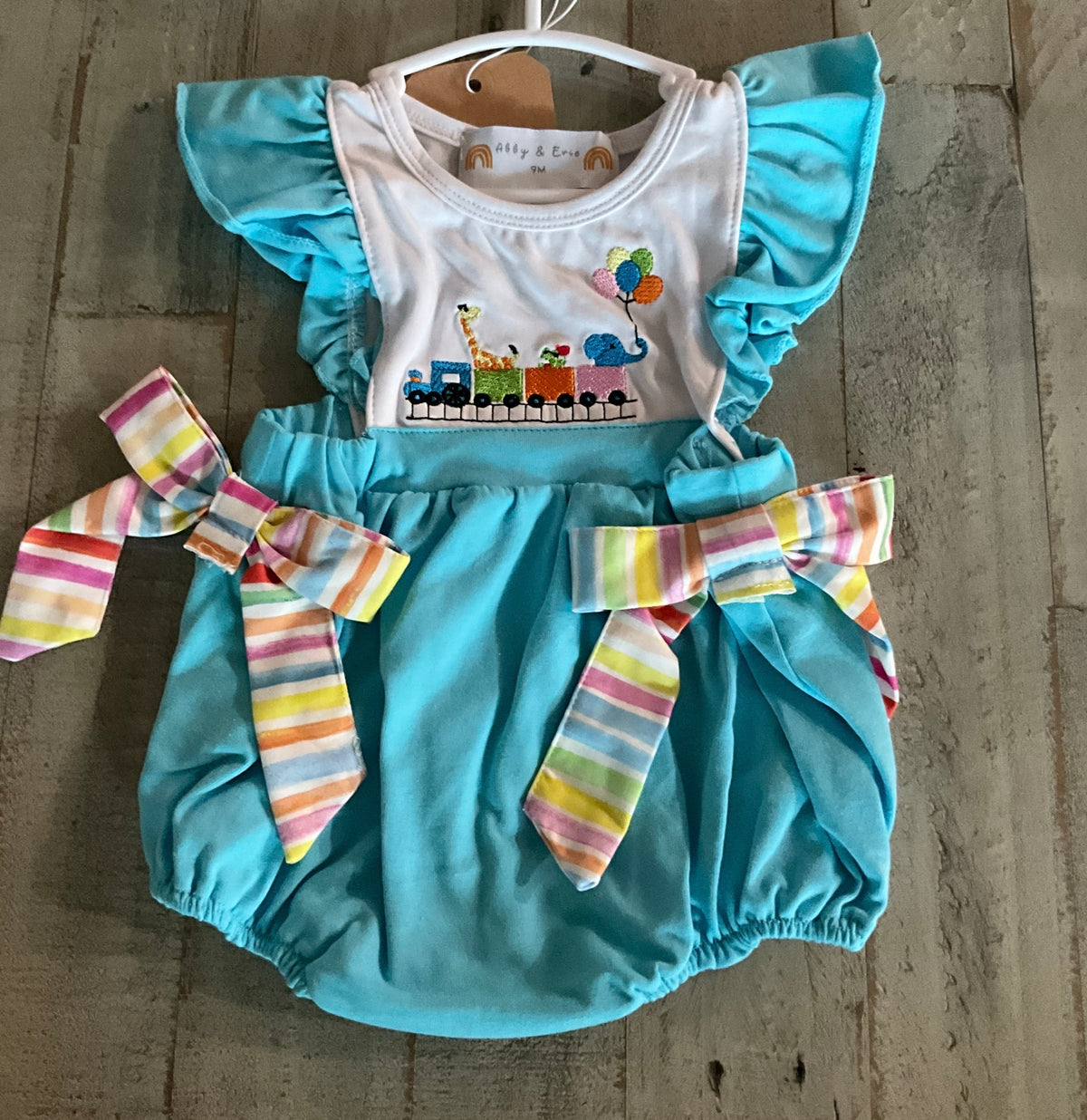 Train Zoo Romper