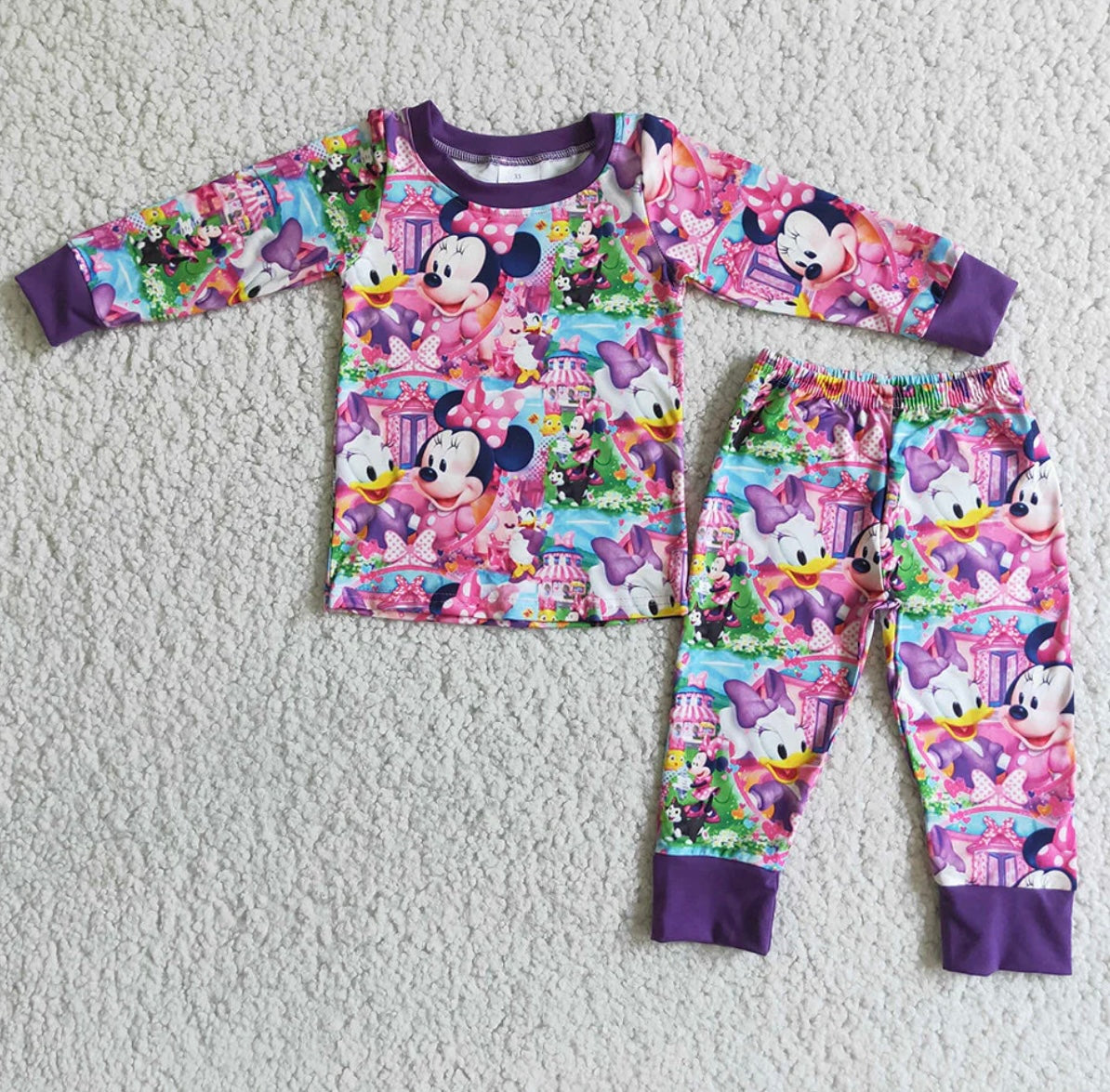 Pajamas Girl Cartoon Mouse
