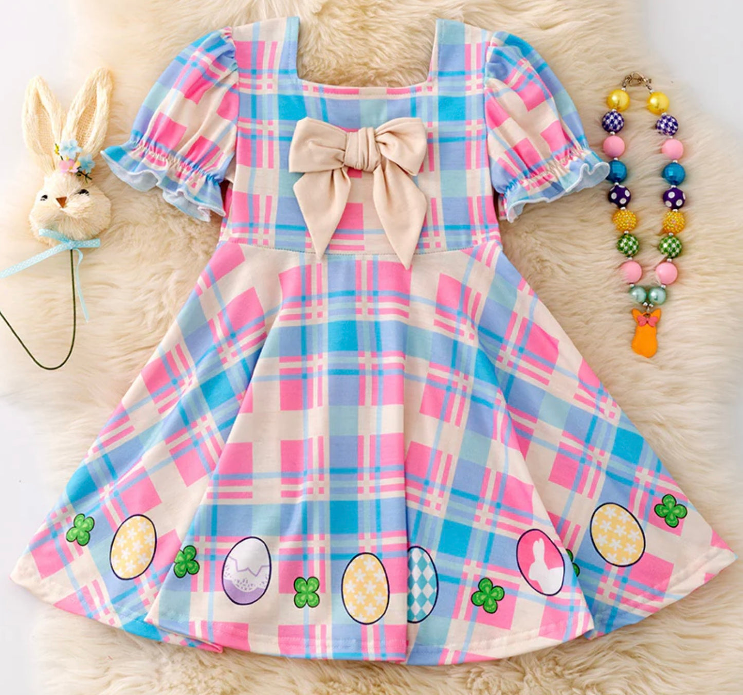 Easter Plaid Dress