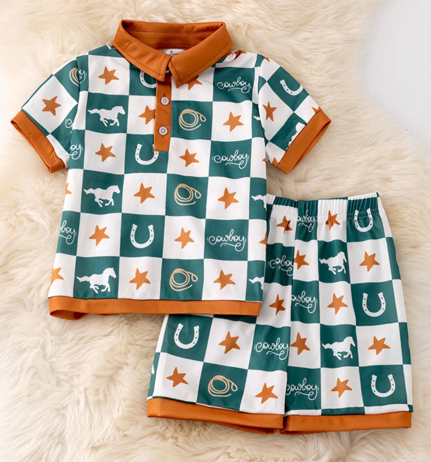 Cowboy Short Set
