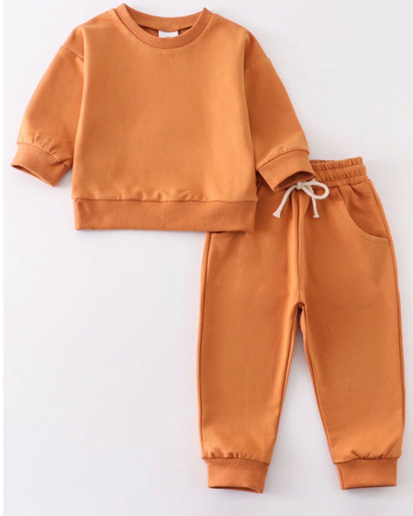 Orange Sweat Set