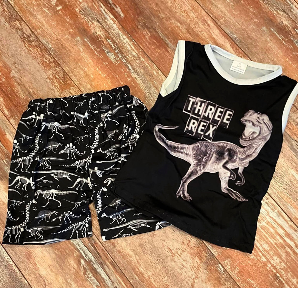 Dino Three Rex Short Set