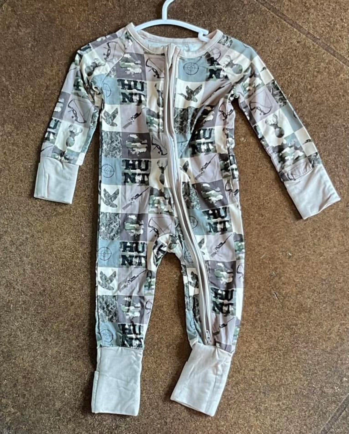 Bamboo Camo Romper