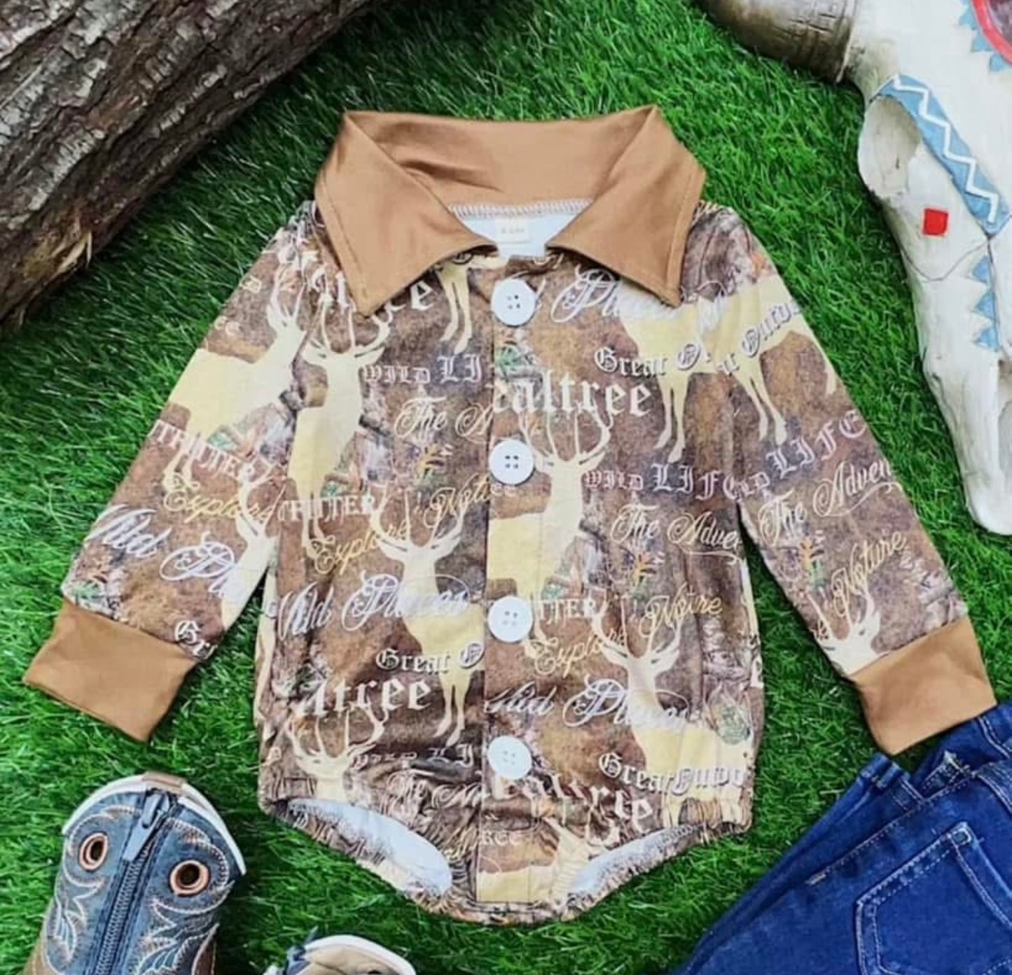 Camo Real Tree Onesie