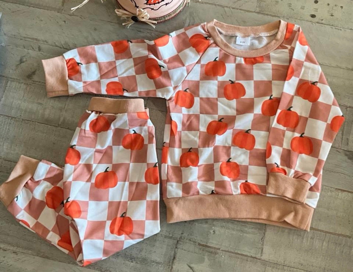 Pumpkin Ckrd Jogger Set