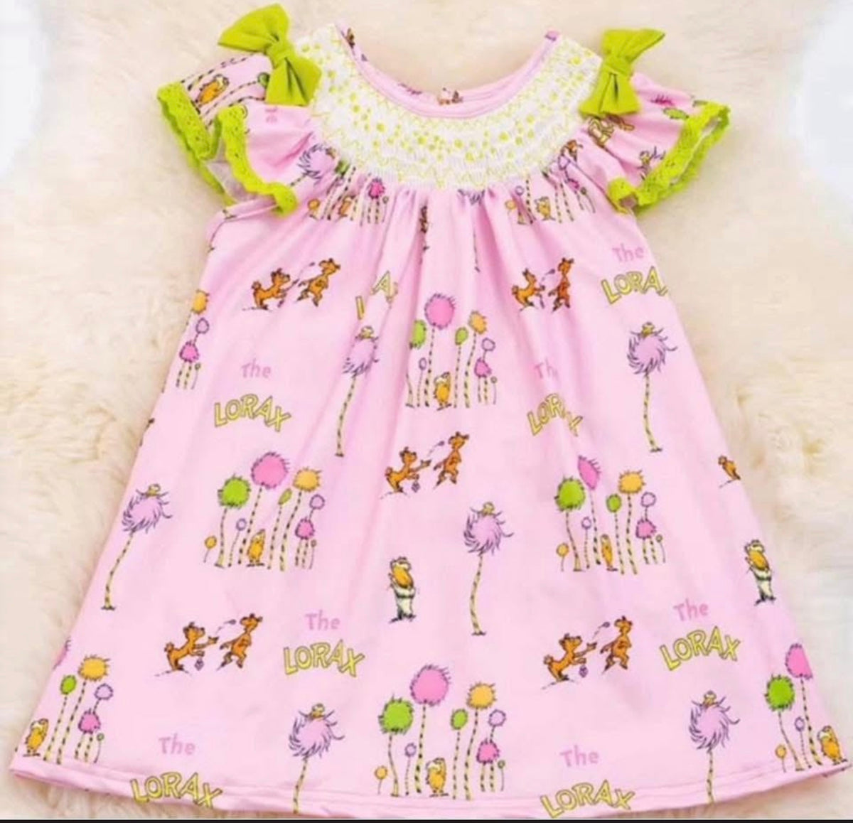 Lorax Smocked Dress