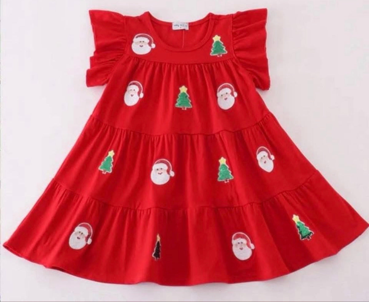Sequin Santa Tree Dress