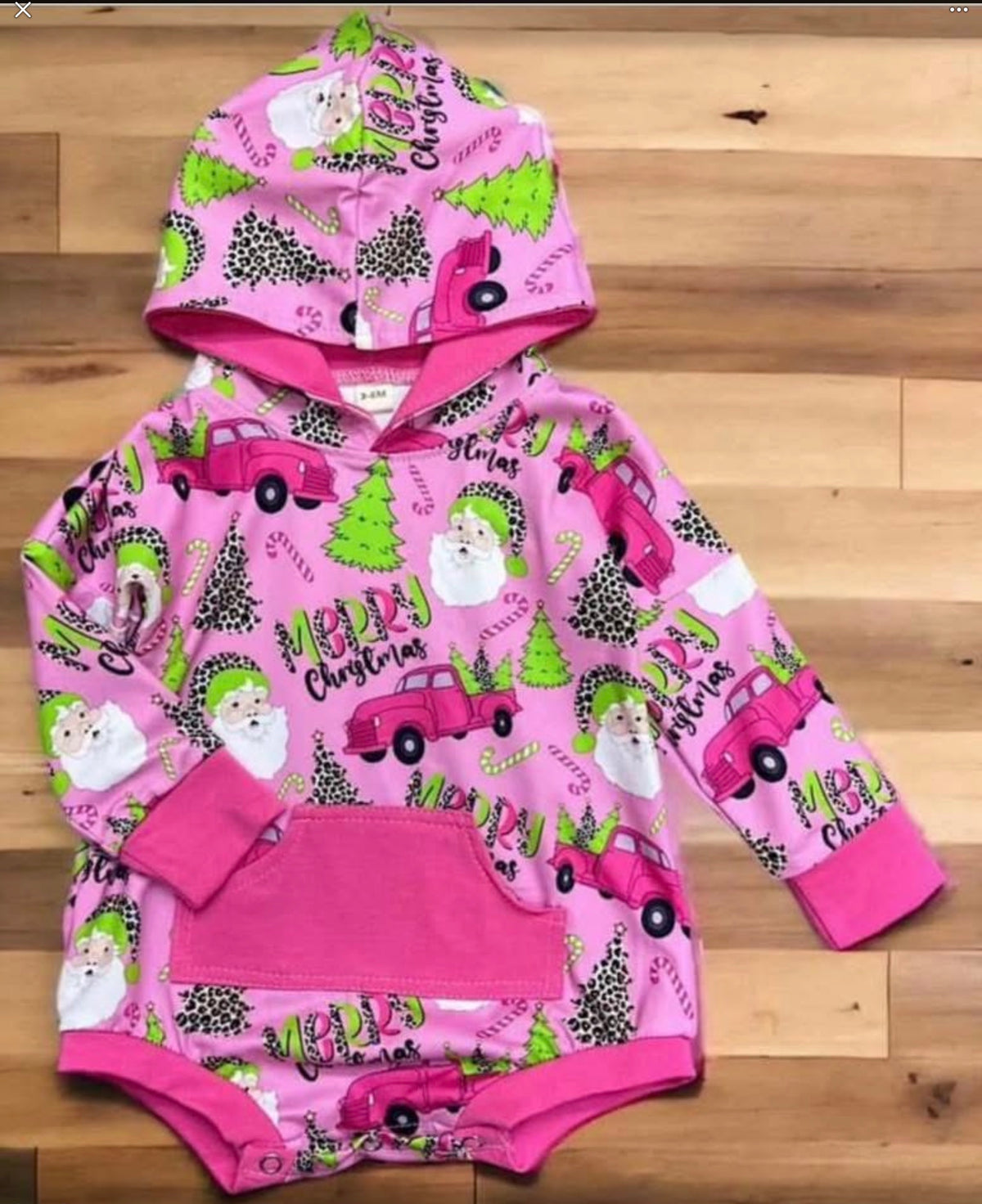 Hoodie Santa Romper