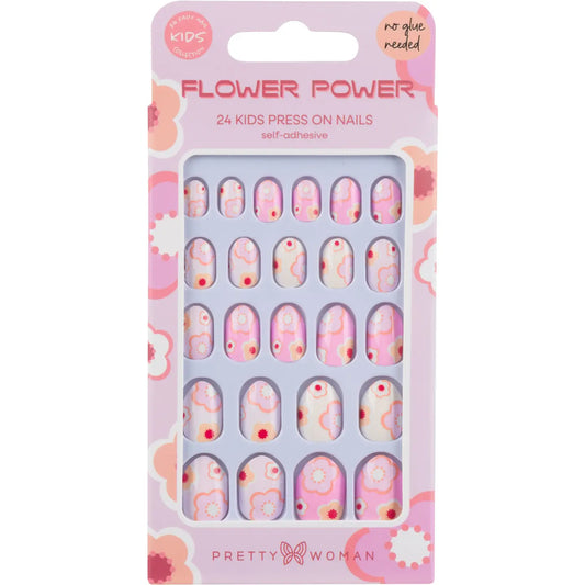 Stick On Nails Flower Power