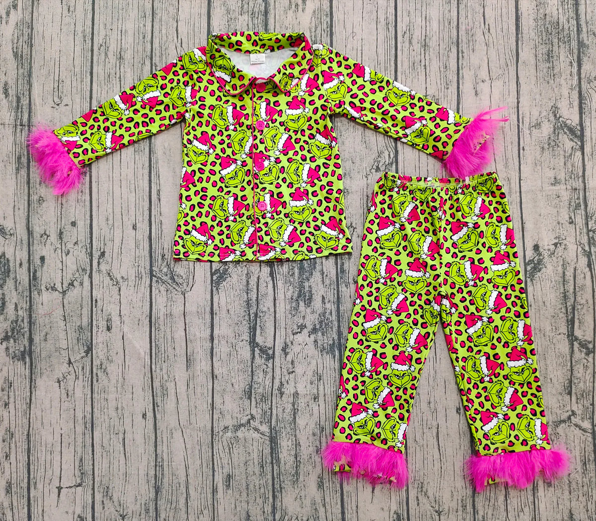 Gr*nch Pjs Leopard Fur