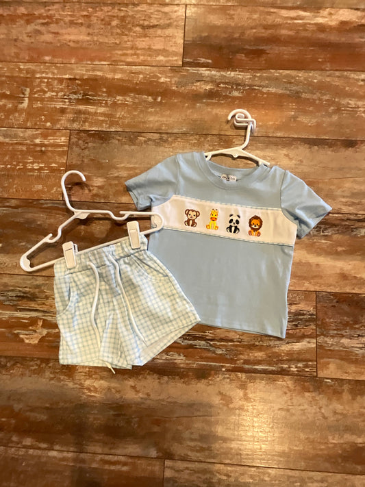 Zoo Animals Short Set