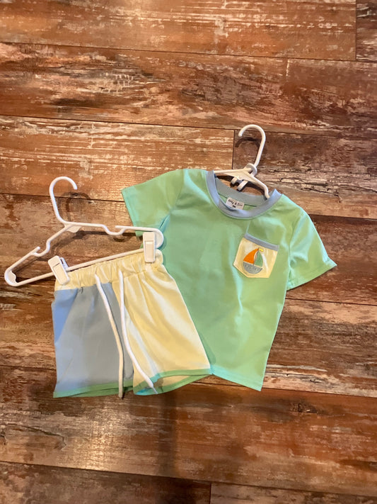 Sailboat Short Set