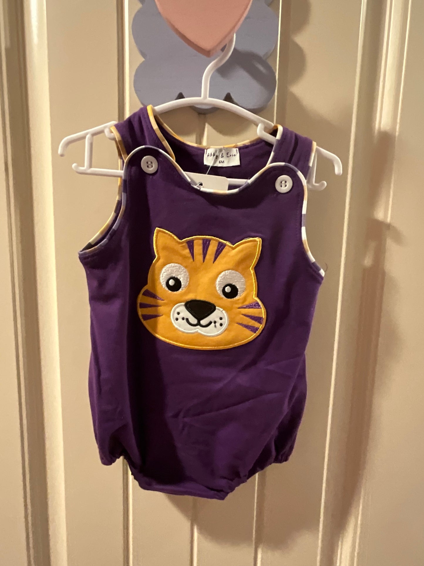 LSU Snap Romper