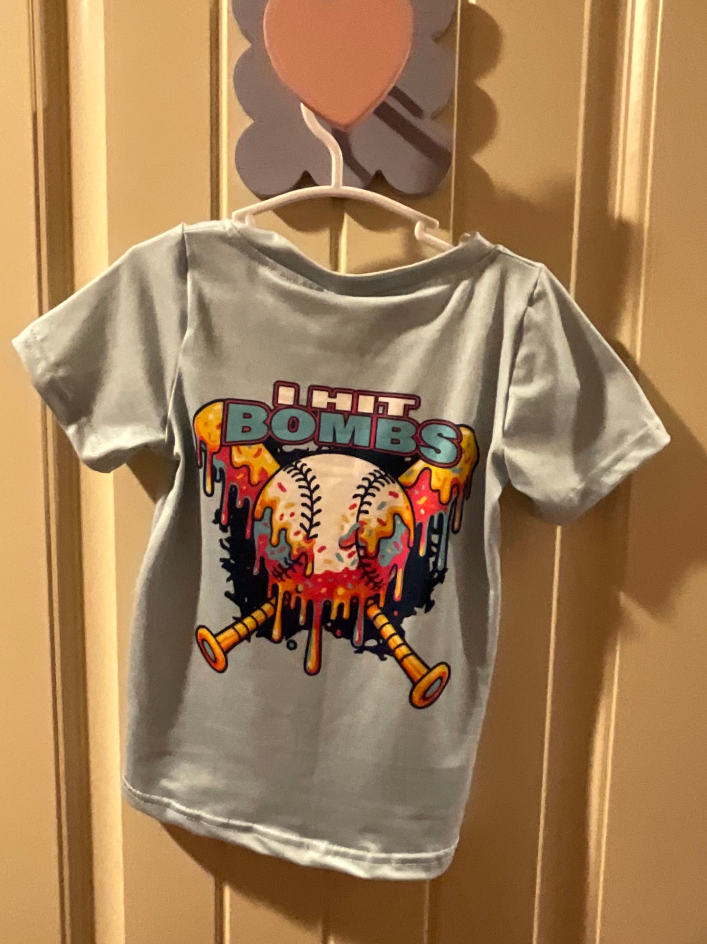 Baseball Ice Cream Drip Shirt