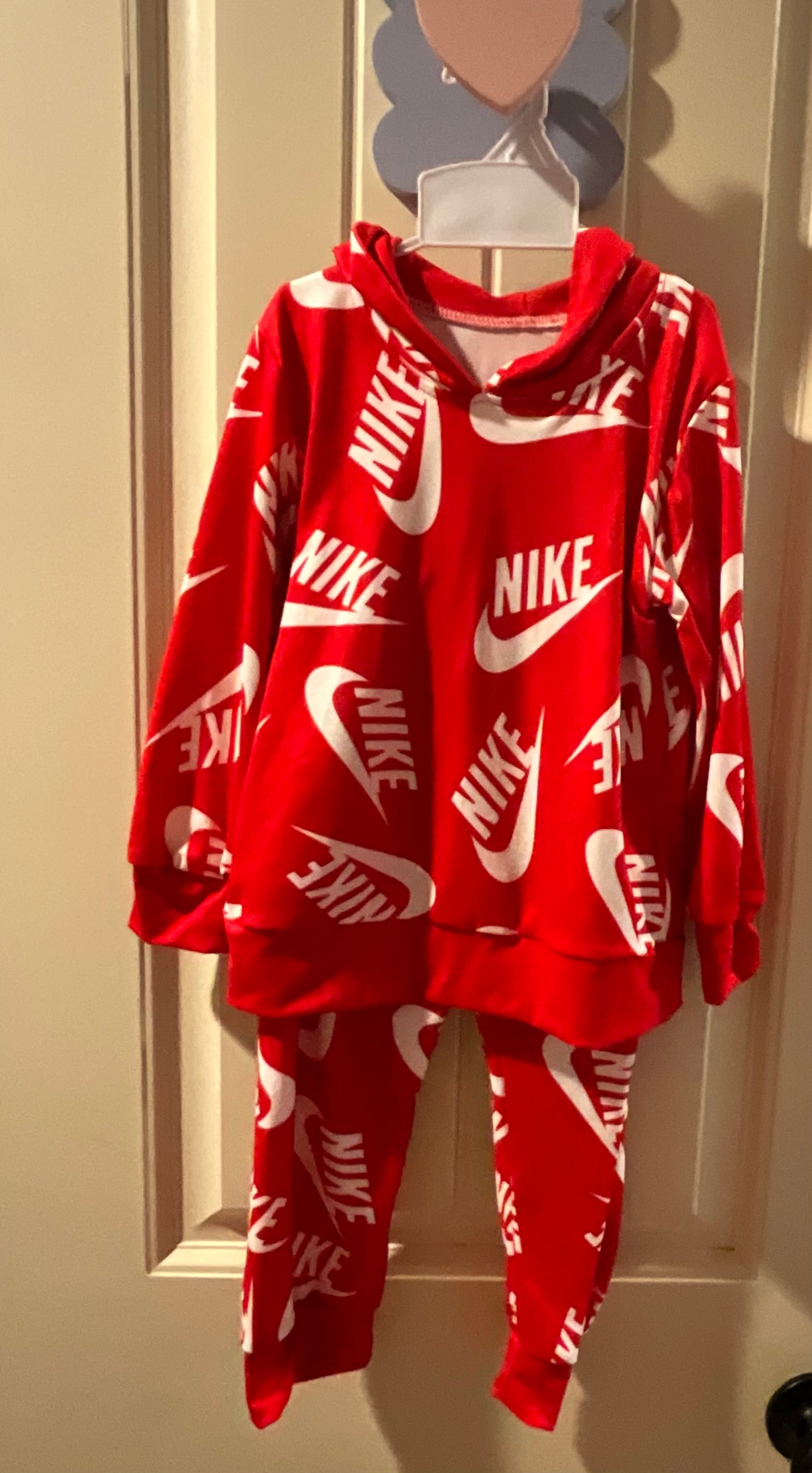 N!ke Pant Set Red