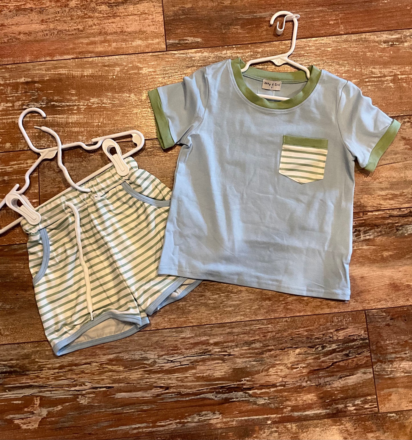Stripe Short Set
