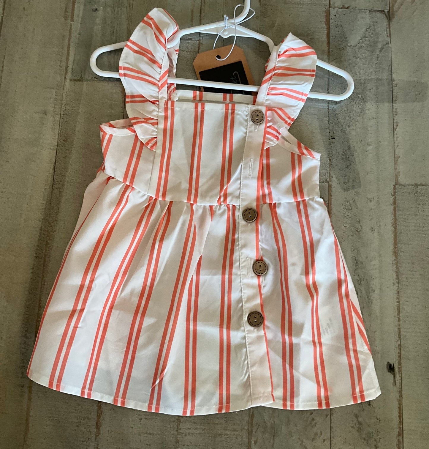 Stripe Orange Dress