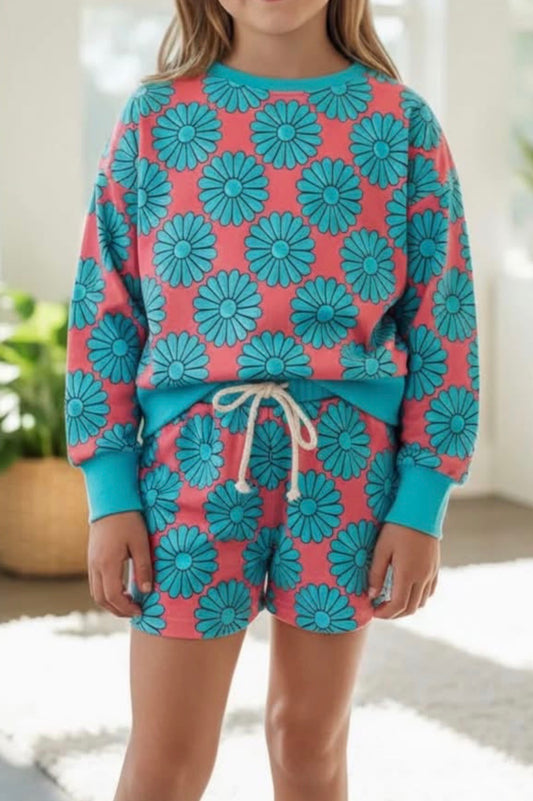 Big Flower Short Set