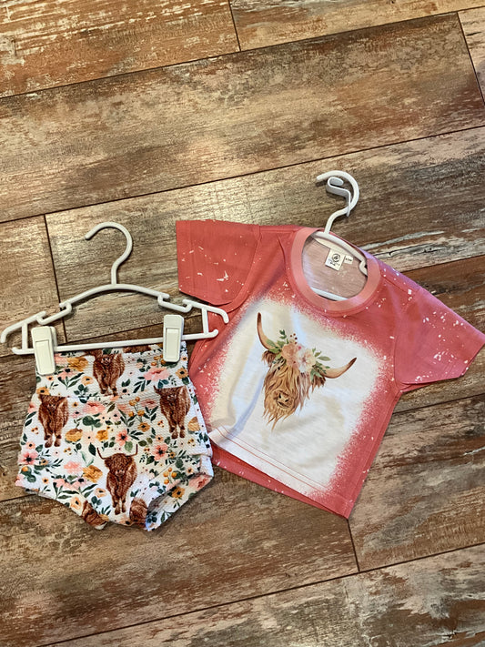 Cow Bloomer Set