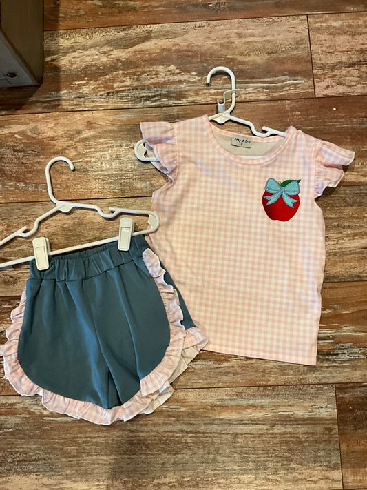 BTS Apple Ckrd Short Set