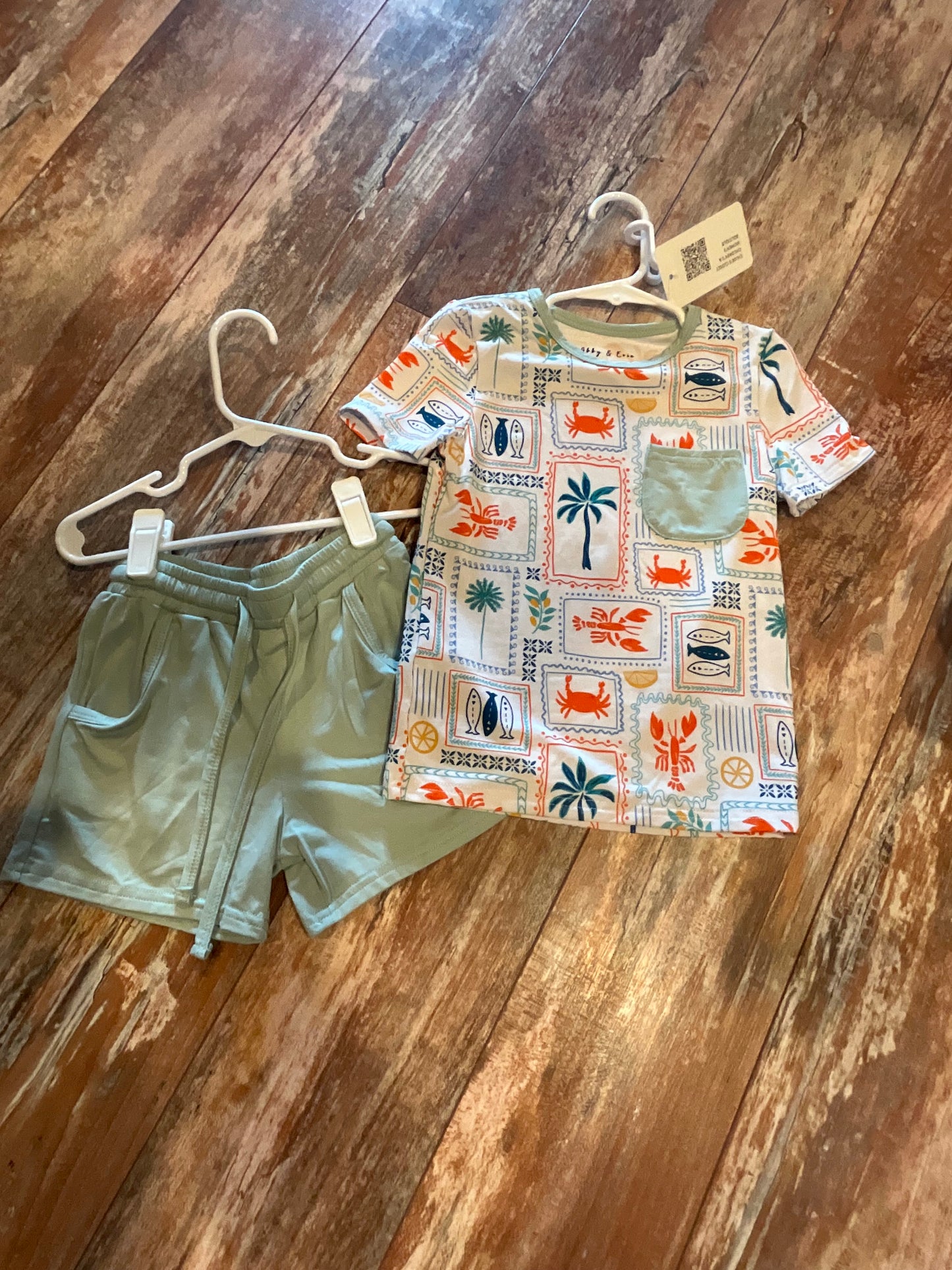 Bamboo Beach Short Set