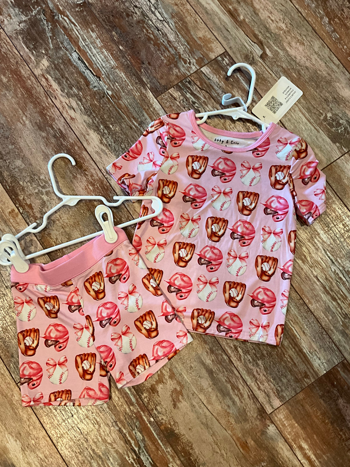 Bamboo Baseball Short Set