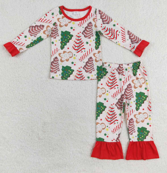 Christmas Snack Cake PJs Pant Set Girl (3 weeks TAT)