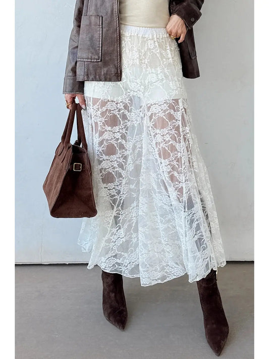 Lace Skirt with built in shorts