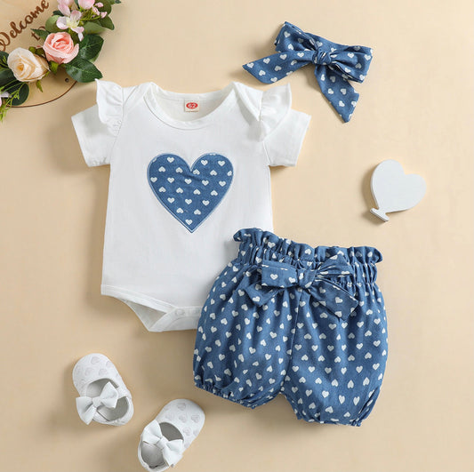 Heart Short Set 3 pc