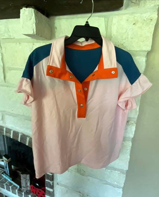 Colorblock shirt