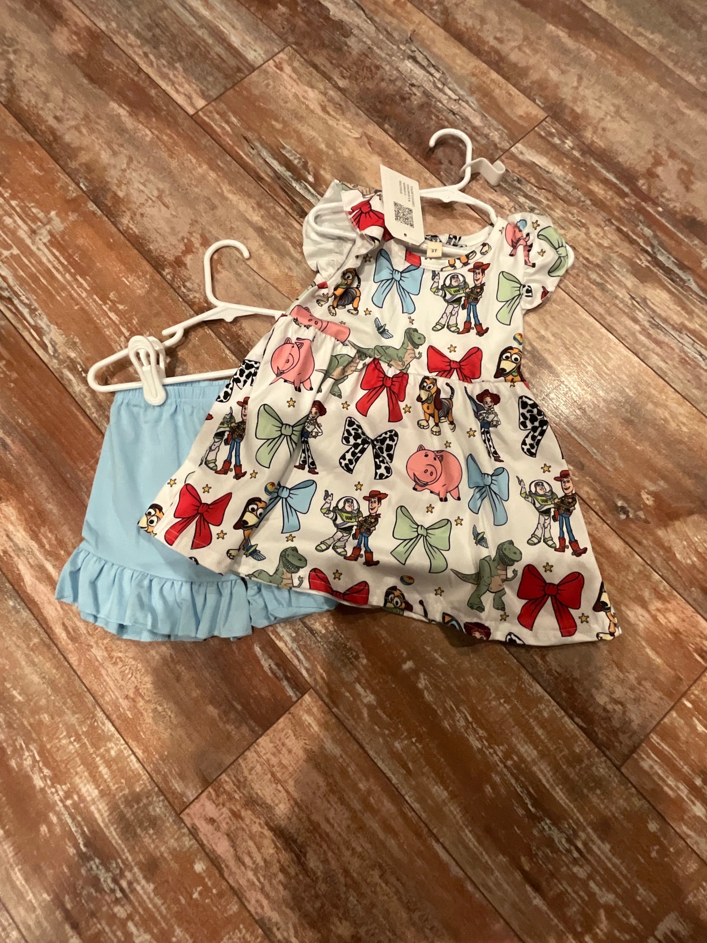 Toy Bow Short Set