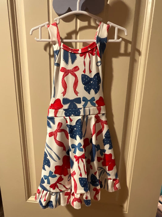 Bow Red Yoga Skort