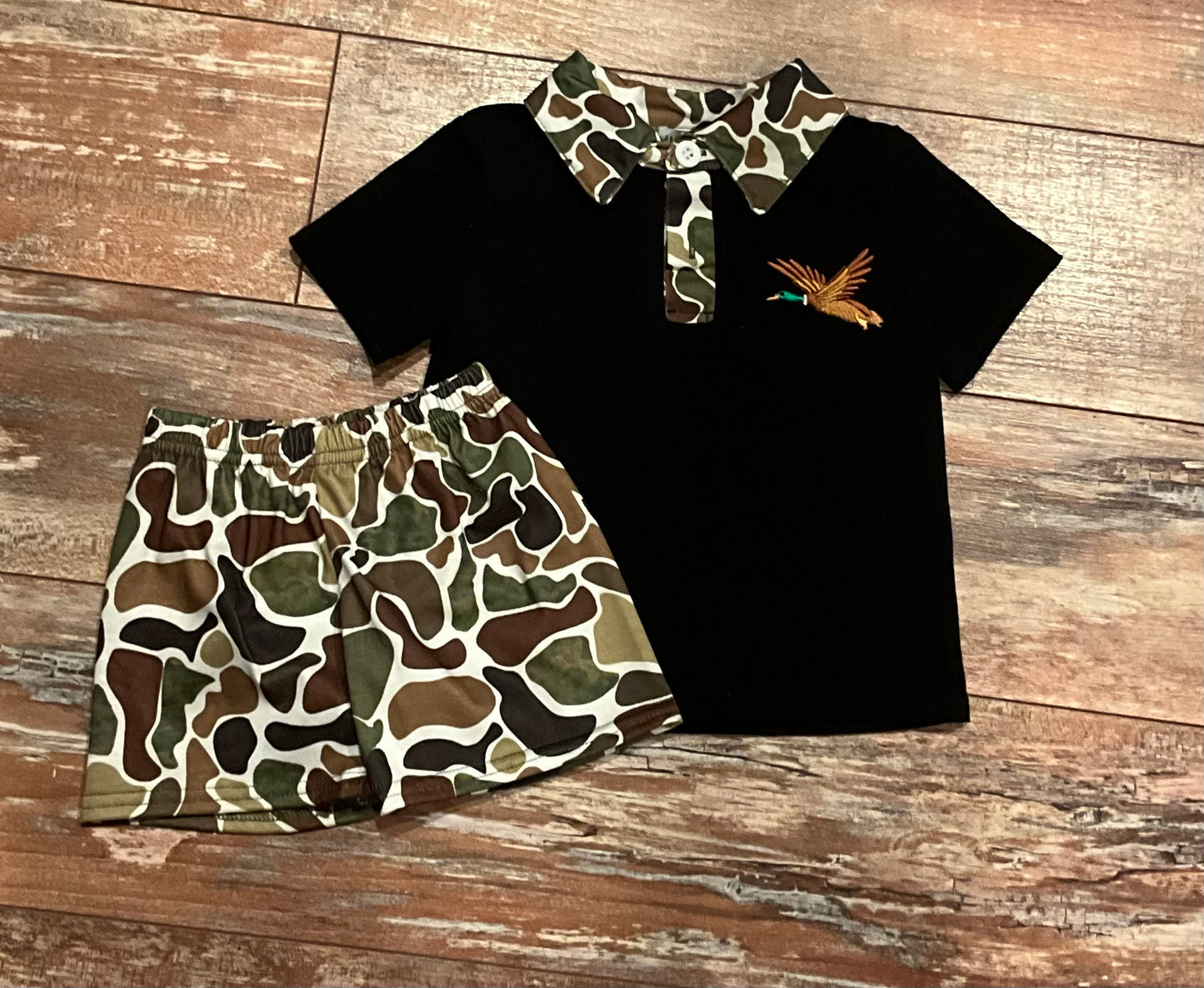 Camo Duck Short Set