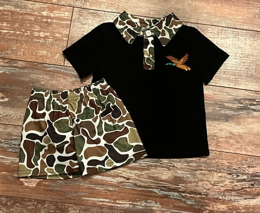 Camo Duck Short Set