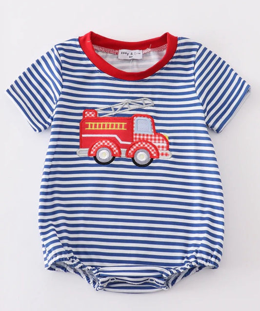 Fire truck Romper