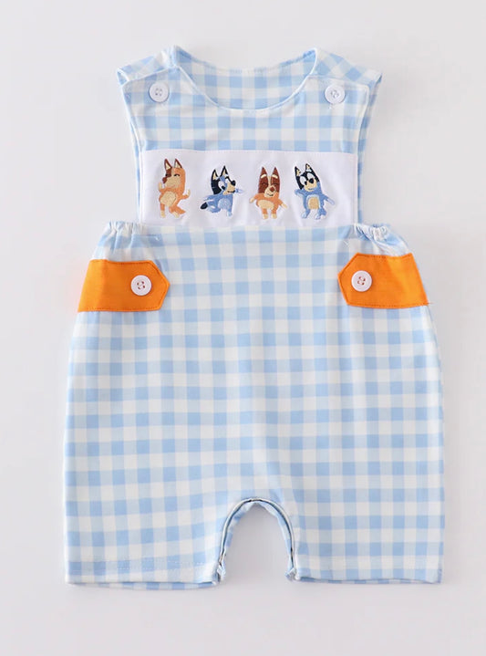 Bluey Checkered Romper