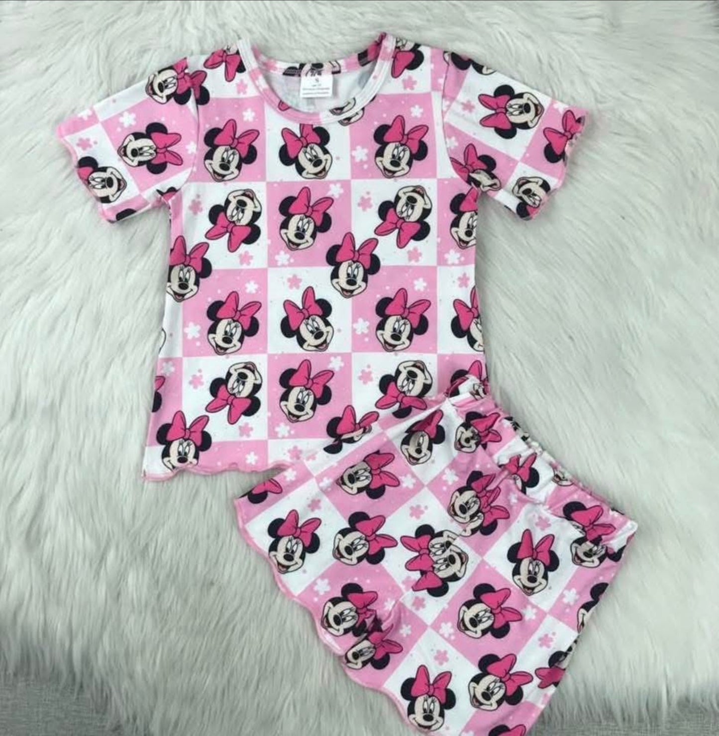 M Mouse Scallop Short Set