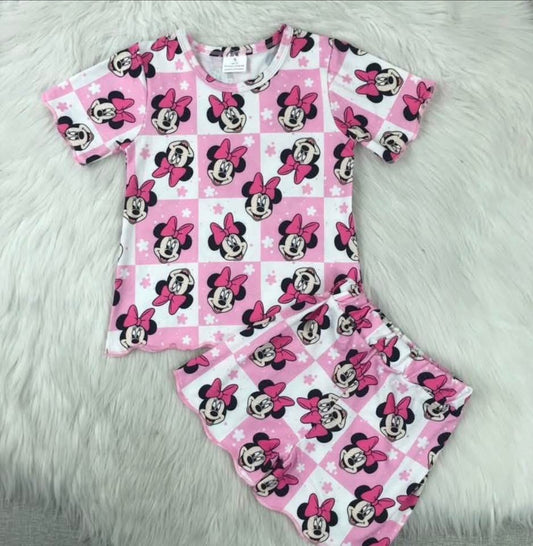 M Mouse Scallop Short Set