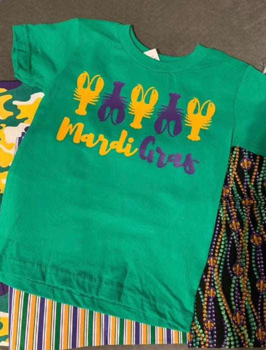 Mardi Gras Shirt Green