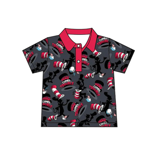 Dr Seuss Black Shirt