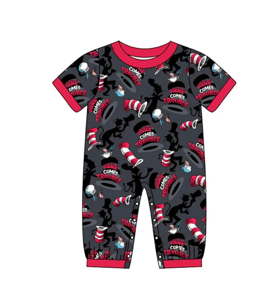 Dr Seuss Here Comes Trouble Romper