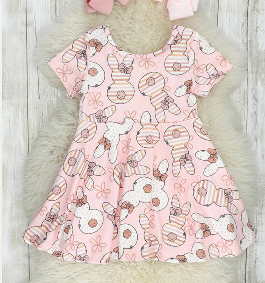 Easter Bunny Stripe Dress