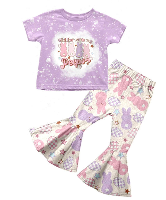 Easter Lavender Peeps Pant Set