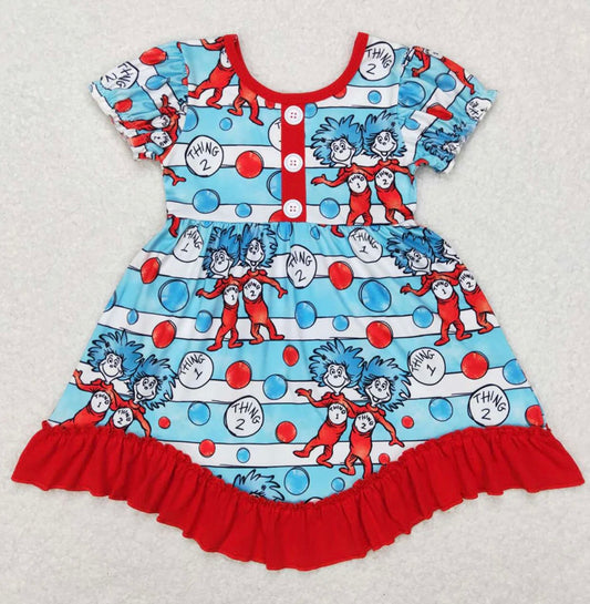 Dr Seuss Thing 1 & 2 Dress