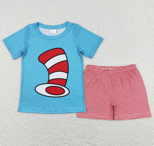 Dr Seuss Hat Short Set