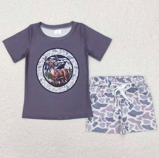 Camo Deer Short Set