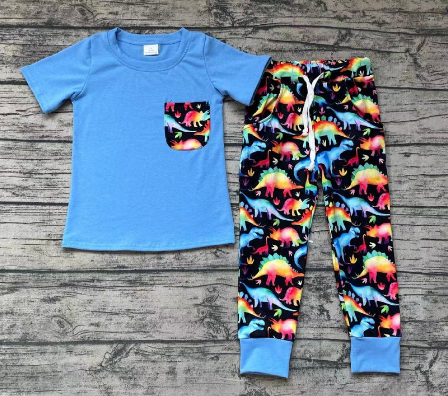 Dino Bright Pant Set