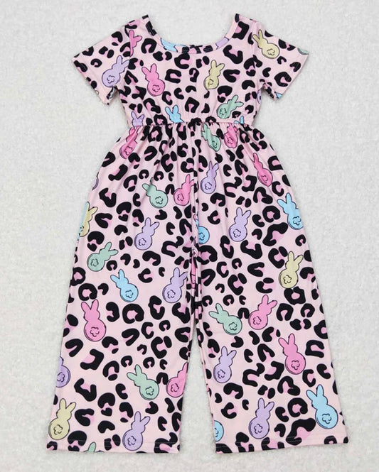 Easter Leopard Peep Jumpsuit