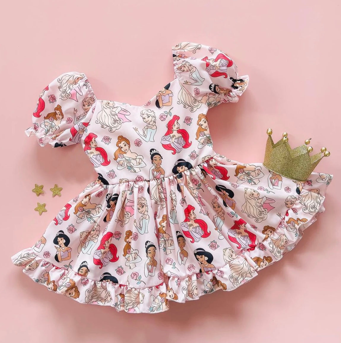 Princess Bubble Sleeve Dress